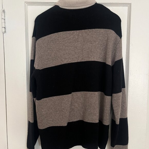 All Saints Striped Knit Rugby Shirt - Picture 3 of 3